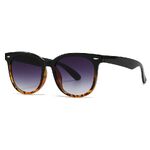 Plastic retro sunglasses with anti-blue light protection Elit 9254-EL-1