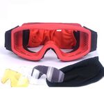Safety shockproof sports goggles with 3 caps 6003D