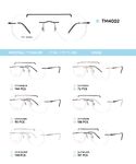 Оправа металлическая титановая безободковая TM4002