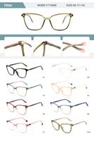 Plastic TR90 frame for women with spring hinges YT13002-DA