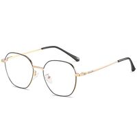 Metal glasses with blue light and UV protection 9649-3-GT