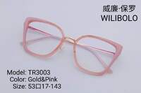 Metal +TR90 ultrathin frames with flex hinges Wilibolo TR3003