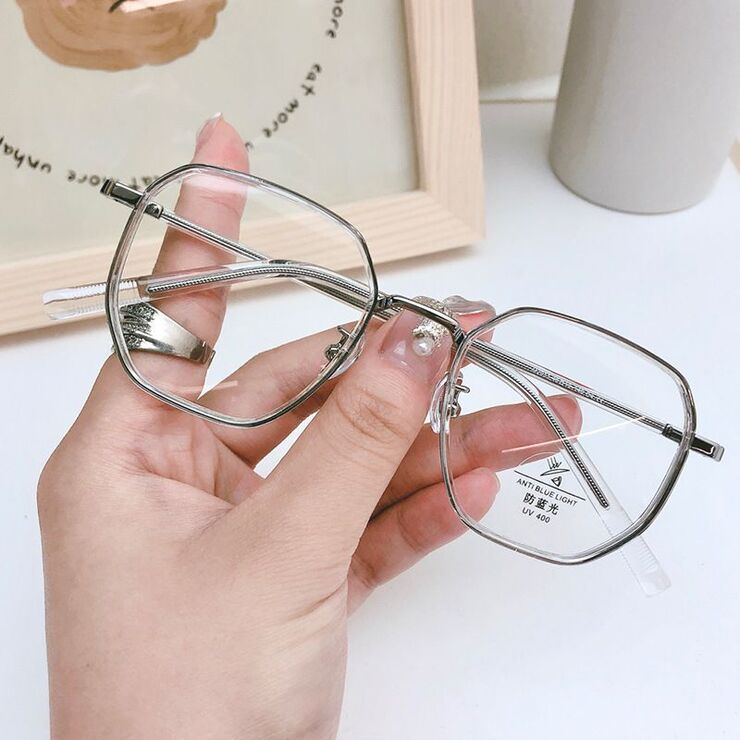 Combined frame (metal + TR90) with Blue Ray Cut protection lenses MAMO M2955