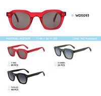 Plastic acetate frames polarized sunglasses WD5093