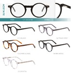 Acetate plastic frames for glasses with spring hinges Big City F3031