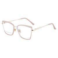 Combined frame (metal + TR90) or glasses with blue light protection, with spring hinges FA87104