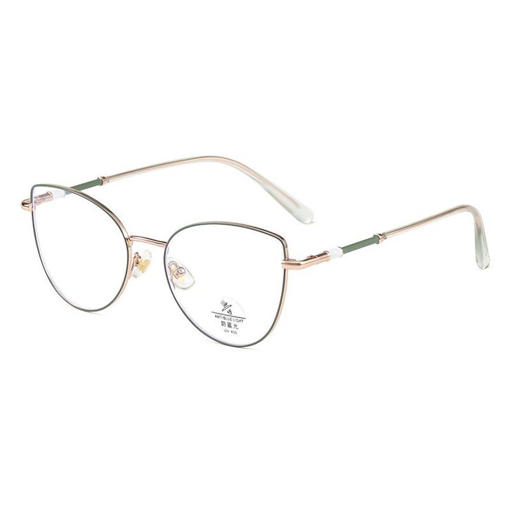 Metal frame with Blue Ray Cut protection lenses MAMO F93029