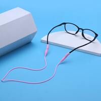 Silicone string eyeglasses holder 27 cm, hole 4*7 mm