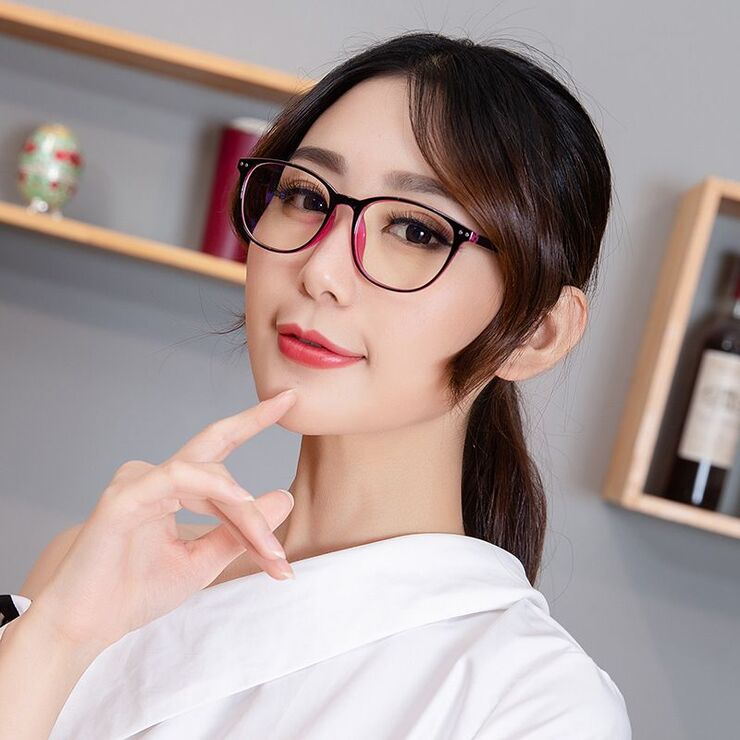 Plastic glasses with Blue ray cut protection KY6008-3平光镜