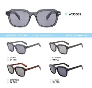 Acetate plastic frames polarized sunglasses WD5082