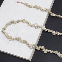 Gold-colored metal non-slip chain, with shell, for glasses and masks GL324