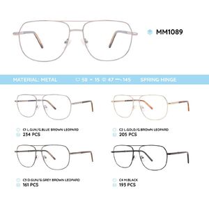 Metal men's frame for glasses MM1089