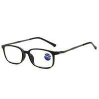 Очки пластиковые для чтения 615 с тонким металлическим заушником и с защитой Blue ray cut, диоптрии от +1.00 до +4.00