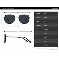 Metal retro sunglasses Elit 2439-EL