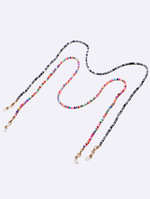 Set of two glasses chain with Christmas deer and antlers GM071