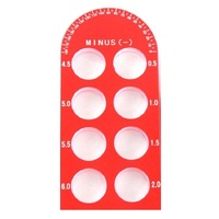 Набор линеек скиаскопических пластиковых в чехле 2P32AX - картинка 1