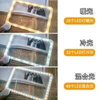 Лупа с универсальной подсветкой, увеличительное стекло с ручкой 6185-XX, размер: 185*110 мм, увеличение: 5Х