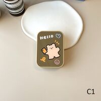 Kit for soft contact lenses XY5059棕色线条熊