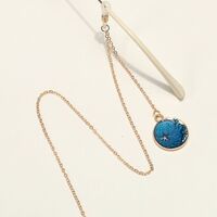 Gold-colored metal non-slip chain, with a starry sky, for glasses and masks GL1841