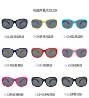 Polarized silicone sunglasses with UV400 protection for kids T11008