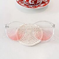 Plastic TR90 glasses with Blue ray cut protection TR2069腮红-1