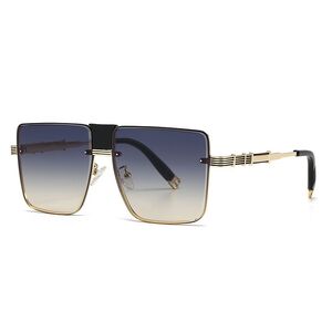 Metal retro square sunglasses Elit 2A535-EL