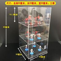Acrylic desktop transparent display stand for glasses, frames, cases and accessories 5003-8004, size 50/80 * 30 cm