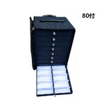 Mobile box (suitcase, trunk, organizer, display case) on wheels for frames and glasses for 80 slots JS-C230512