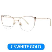 Metal nylor frame or glasses with blue light protection, with spring hinges FA87198