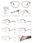 Metal frames for glasses with spring hinges for women Big City LF17005