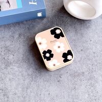 Soft contact lens kit XY5048黑盒咖盒花图