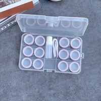 Mini soft contact lens kit with 6 containers J1-6多副磨砂套装