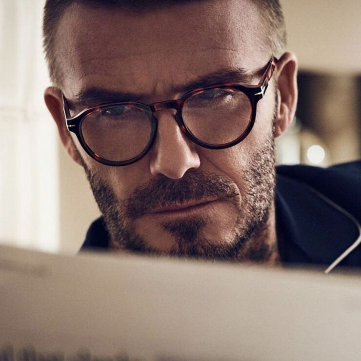 Plastic glasses with blue light protection for men 3596-PN