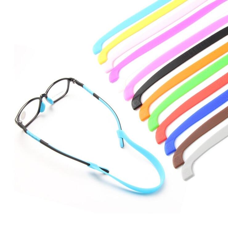 Silicone string eyeglasses holder 21.5 cm, hole 1*9 mm