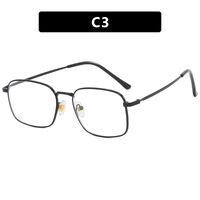 Metal glasses with blue light protection for men 9166-PN