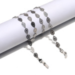 Stainless steel glasses chain with water droplets GS051