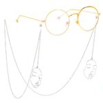 Metal non-slip chain, with mask, for glasses and masks GL383