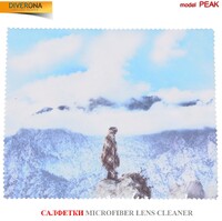 Салфетка для очков из материала микрофибра, плотный материал PEAK