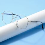 Очки металлические с защитой от синего света KY1126