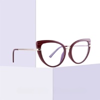 TR90 plastic frame or glasses with blue light protection, with spring hinges FA88004