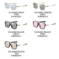 TR90 plastic photochromic glasses with blue light and UV protection 9725-GT