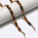 Acrylic non-slip chain, leopard print, for glasses and masks GL1723