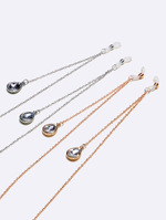 Набор из двух цепочек для очков со звездами и жемчугом GM065