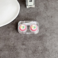 Mini soft contact lens kit W806透明蛋糕