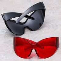 Пластиковые безрамочные солнцезащитные очки W68193