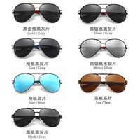 Polarized aluminum-magnesium sunglasses with UV400 protection 3000-2-GT