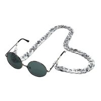 Acrylic non-slip chain, concave shape, for glasses and masks GB012-1