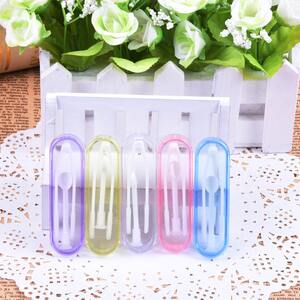 Пинцет пластиковый с палочкой в индивидуальной упаковке в цветной коробочке 331, размер 7,2 * 2 * 1 см