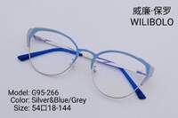 Оправа металлическая ультратонкая с флексом Wilibolo G95-266