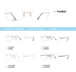 Titanium frames rimless TW1001